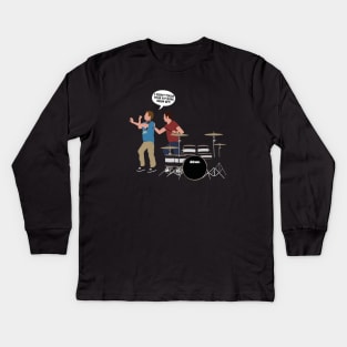 Step Brothers Drum Set Kids Long Sleeve T-Shirt